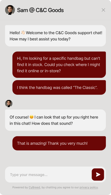 C&C Goods chat